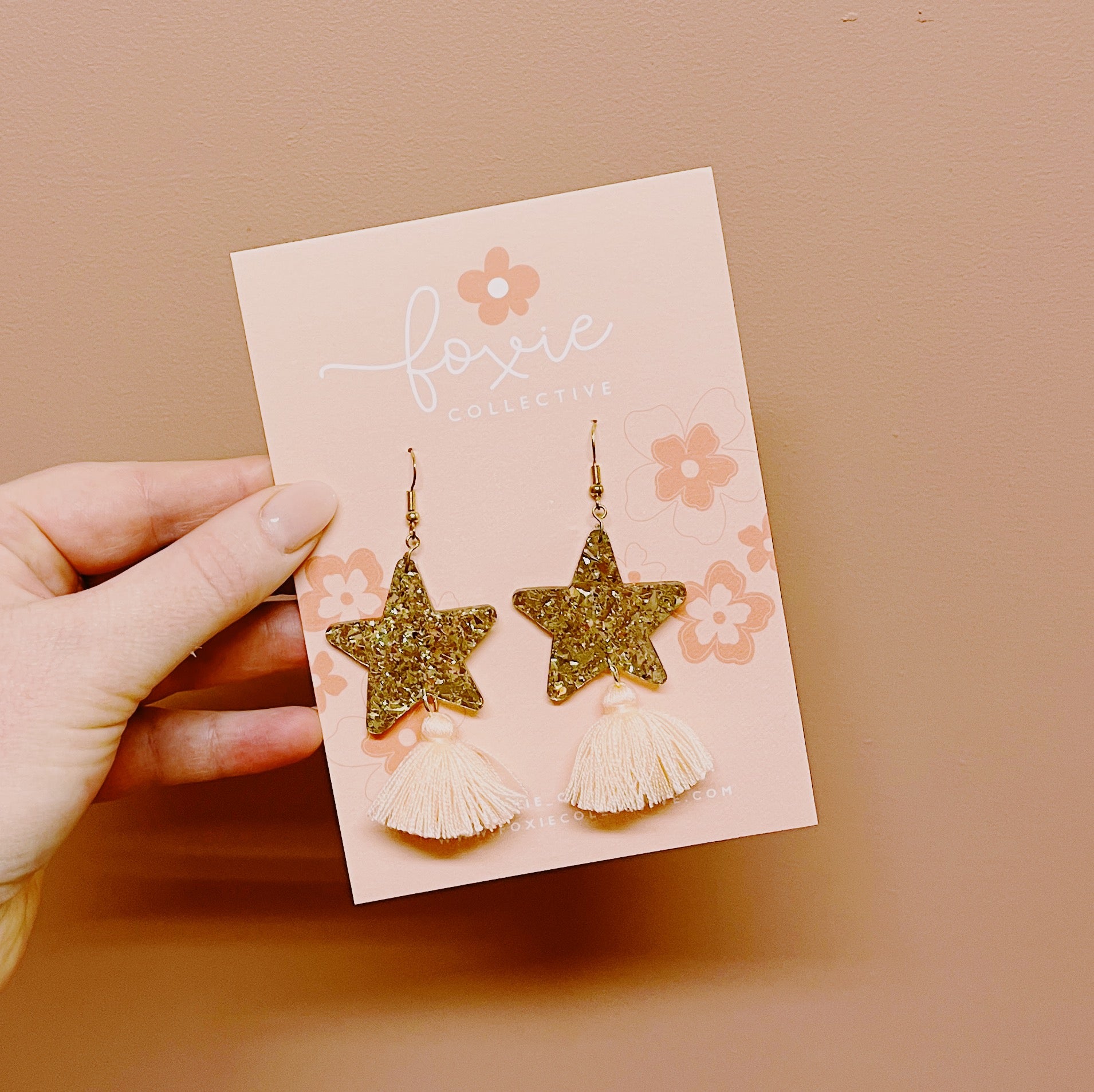 Star Dust Dangle Earrings