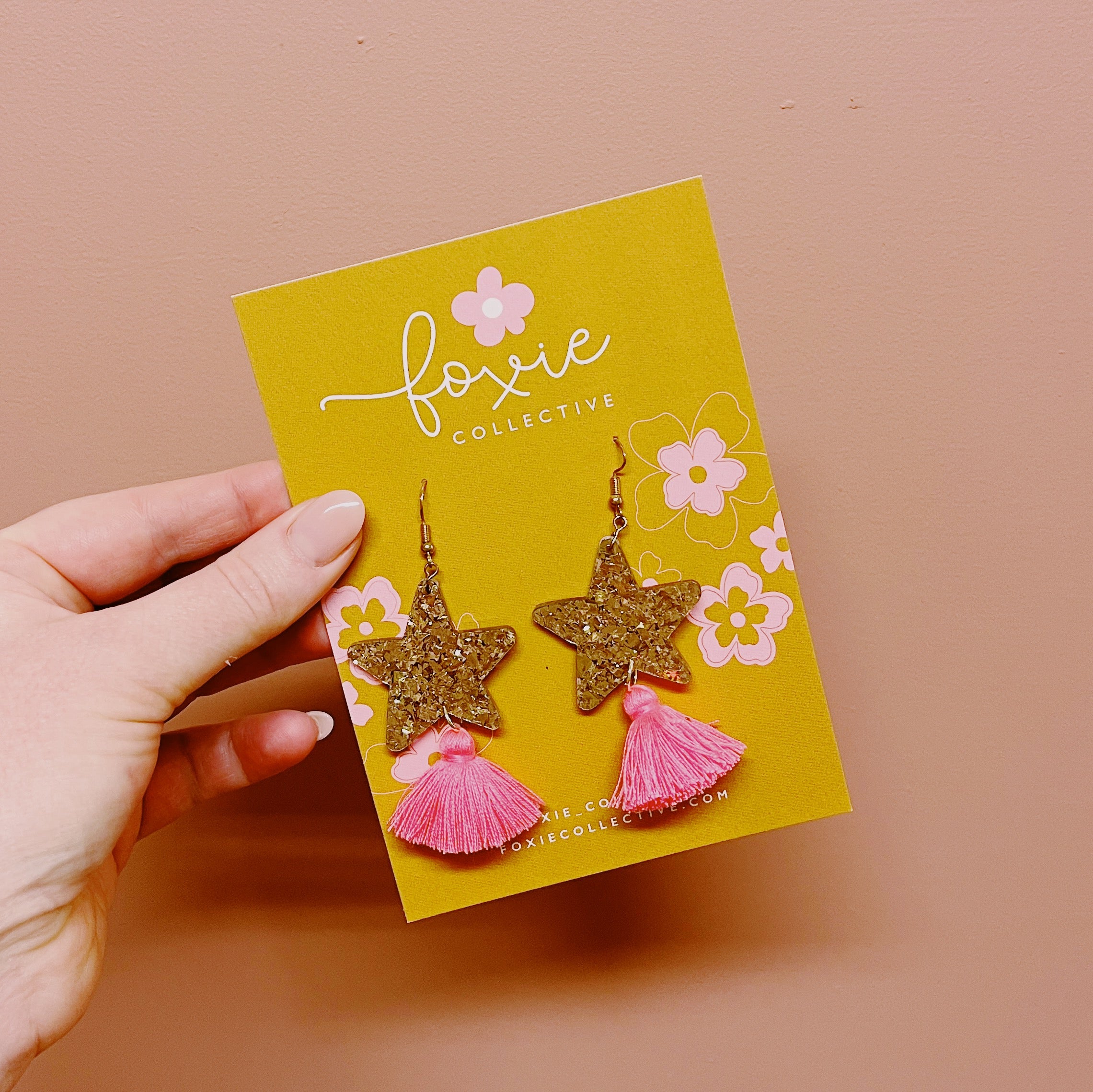 Star Dust Dangle Earrings