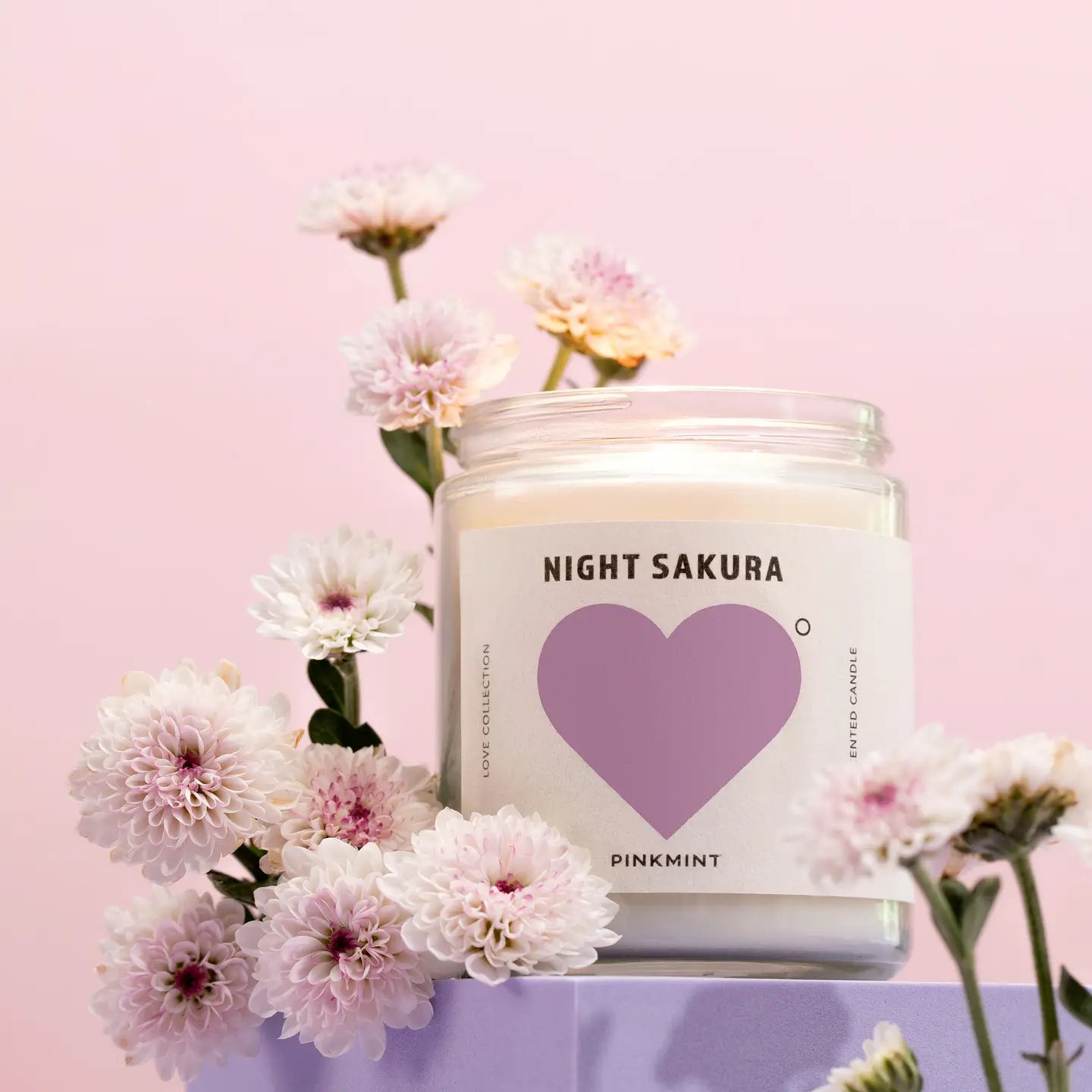 Night Sakura Candle