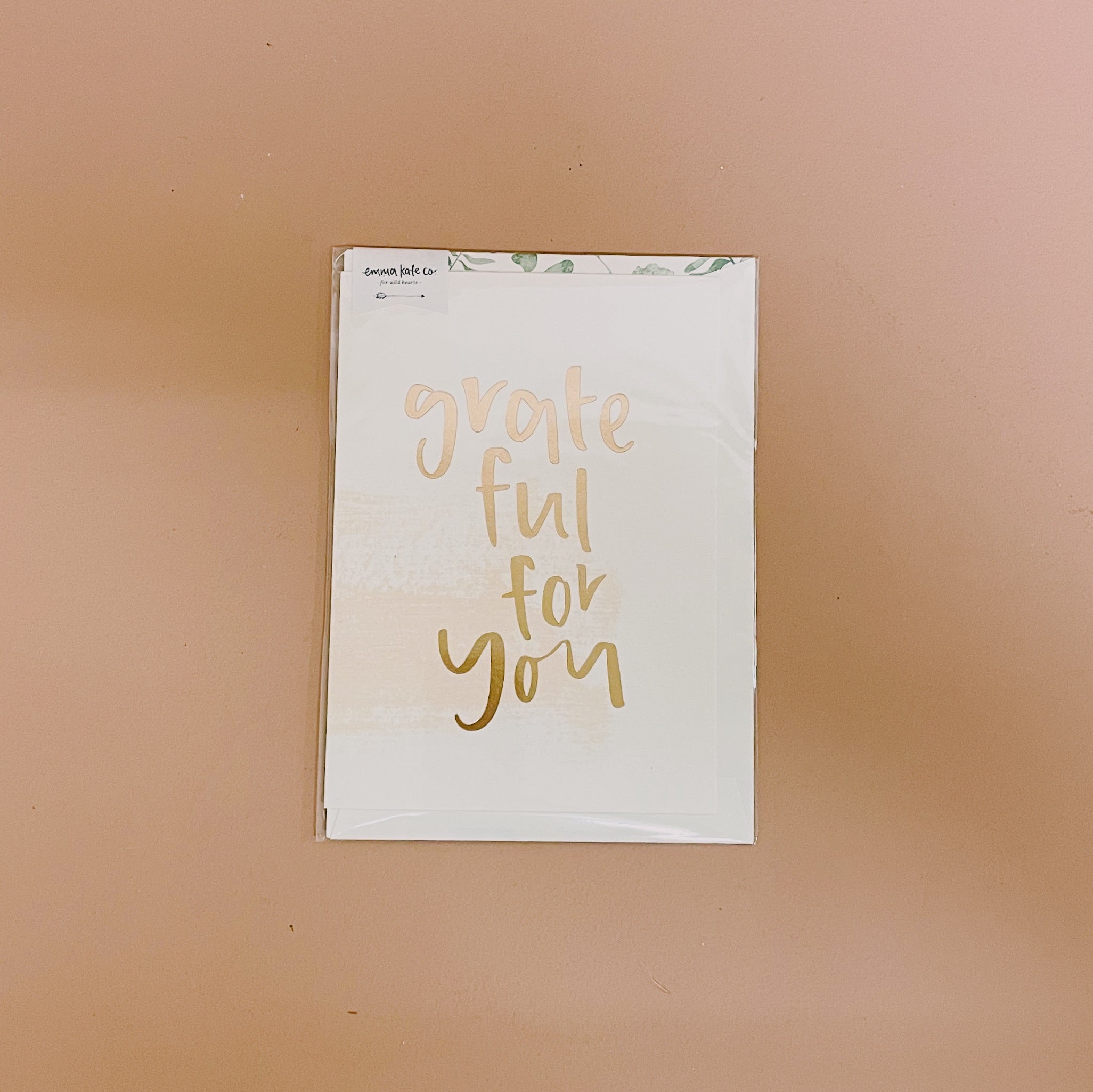 Grateful For You - Greeting Card