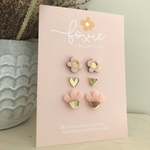 Load image into Gallery viewer, Foxie Stud Pack Earrings
